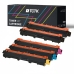 TCTK Toner TN-225 TN-245 TN-246 TN-255 TN-265 TN-285 TN-296 5er Set CMYK (2x Schwarz) kompatibel mit Brother DCP-9015CDW DCP-9017CDW DCP-9020CDW HL-3140CW HL-3142CW HL-3150CDN, ersetzt TN225C
